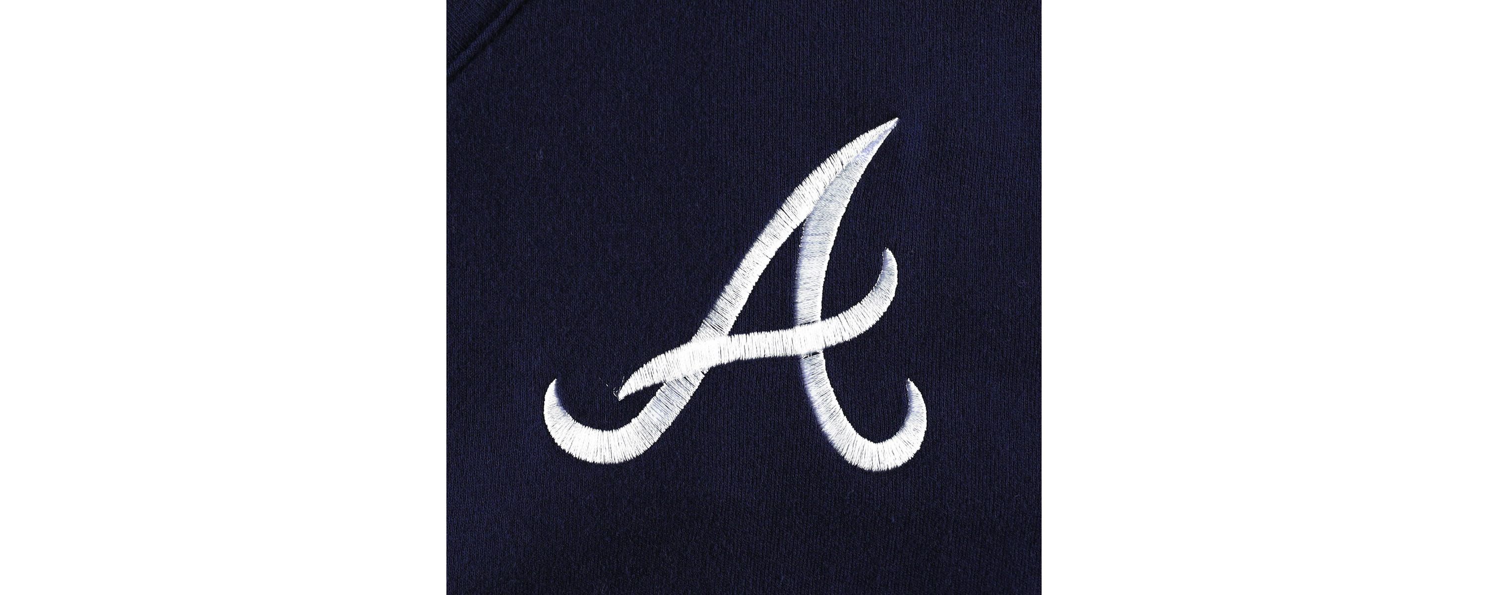 MLB Atlanta Braves Lily V-Neck Pullover Sweatshirt