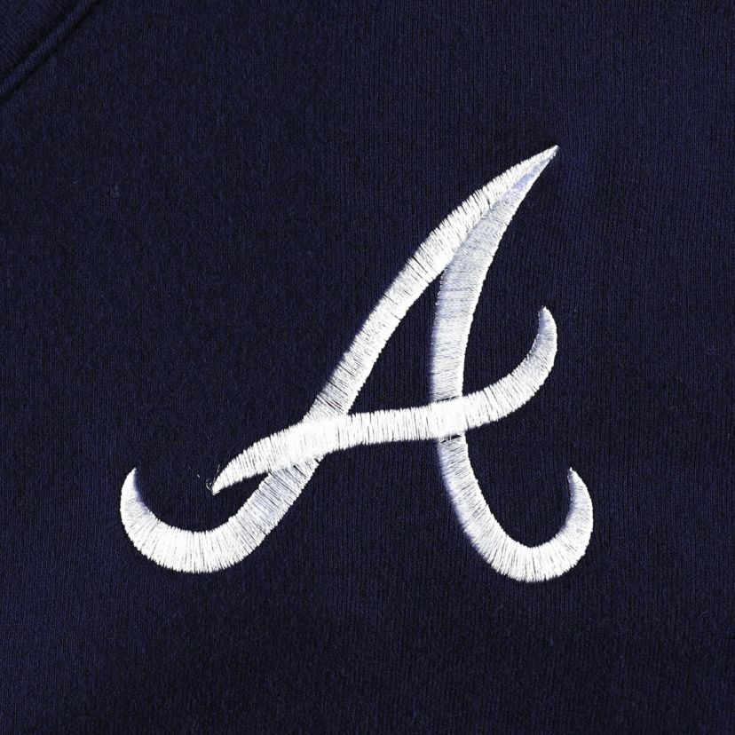 MLB Atlanta Braves Lily V-Neck Pullover Sweatshirt