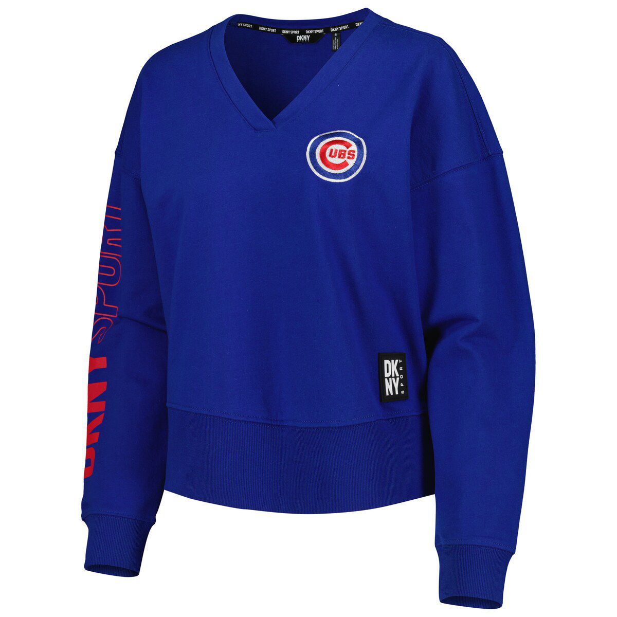 MLB Chicago Cubs Lily V-Neck Pullover Sweatshirt