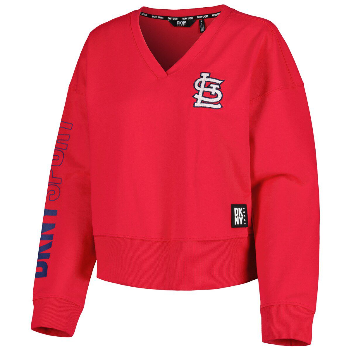 MLB St. Louis Cardinals Lily V-Neck Pullover Sweatshirt