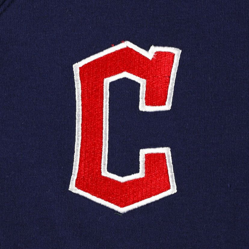 MLB Cleveland Guardians Lily V-Neck Pullover Sweatshirt