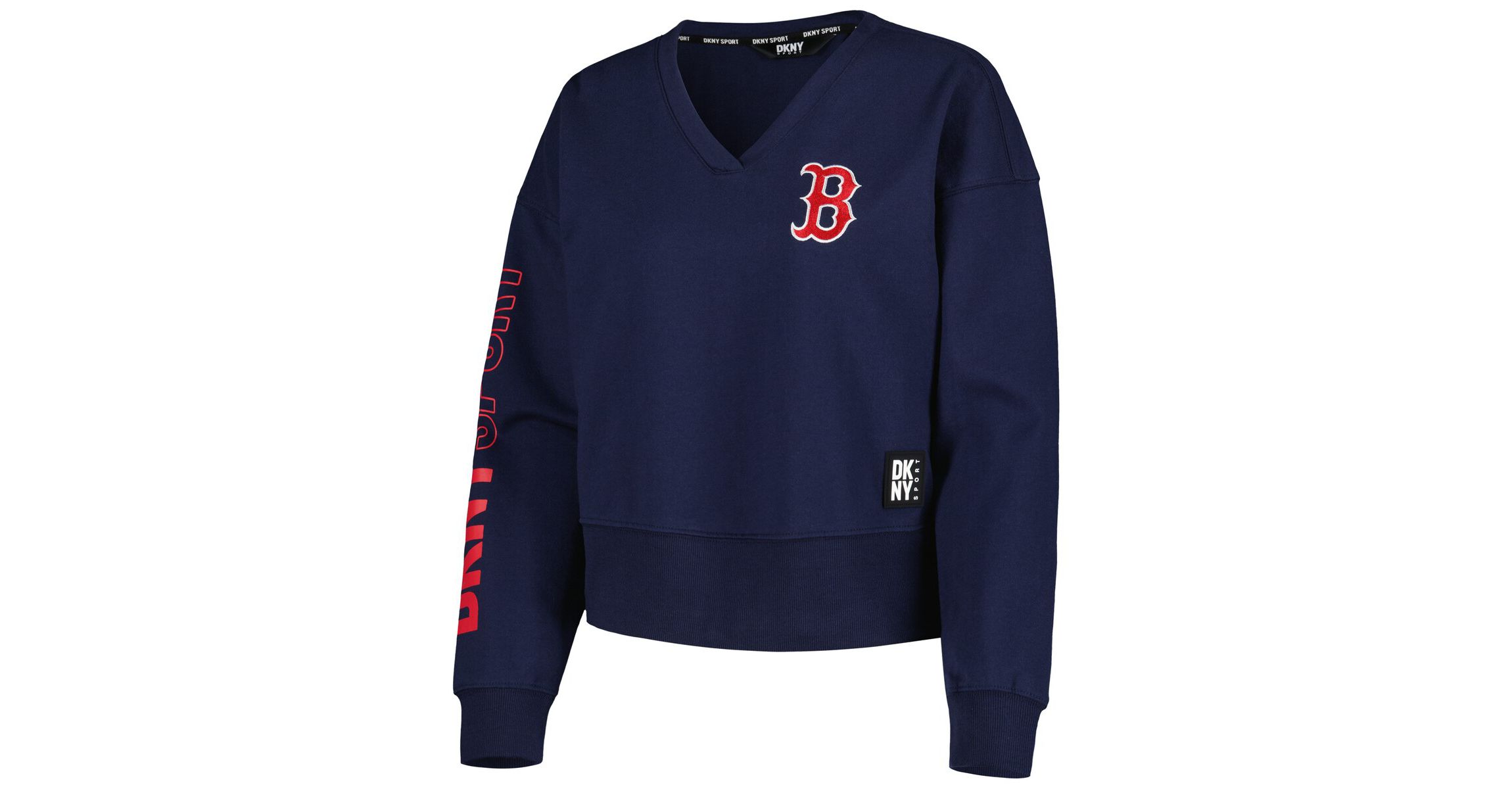 Boston Red Sox MLB Boston Sox Lily V-Neck Pullover Sweatshirt