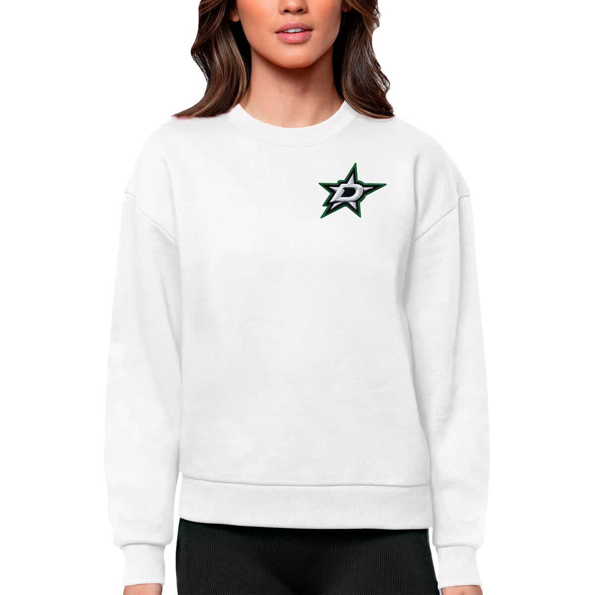 NHL Dallas Stars Primary Logo Victory Crewneck Pullover Sweatshirt