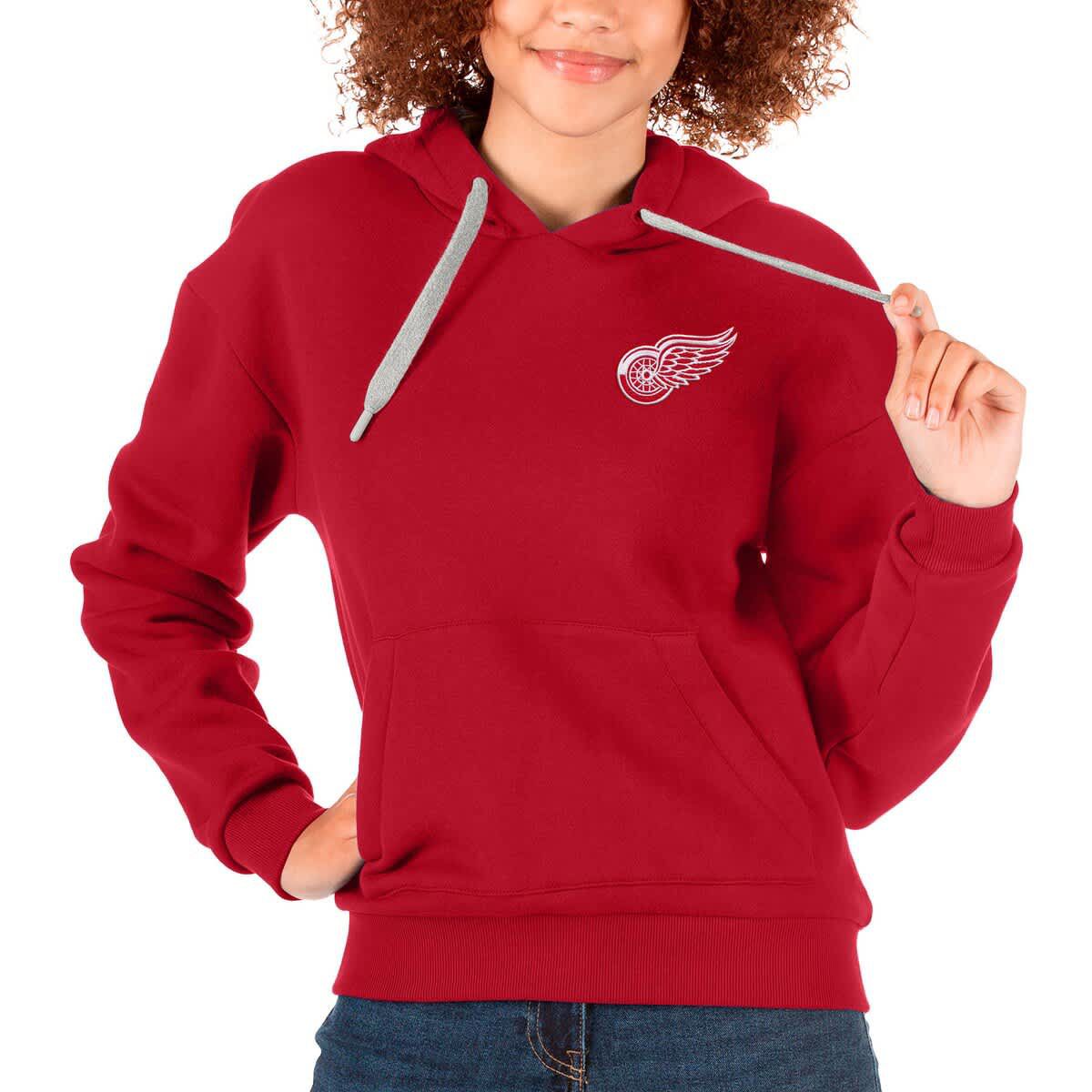 NHL Detroit Wings Primary Logo Victory Pullover Hoodie