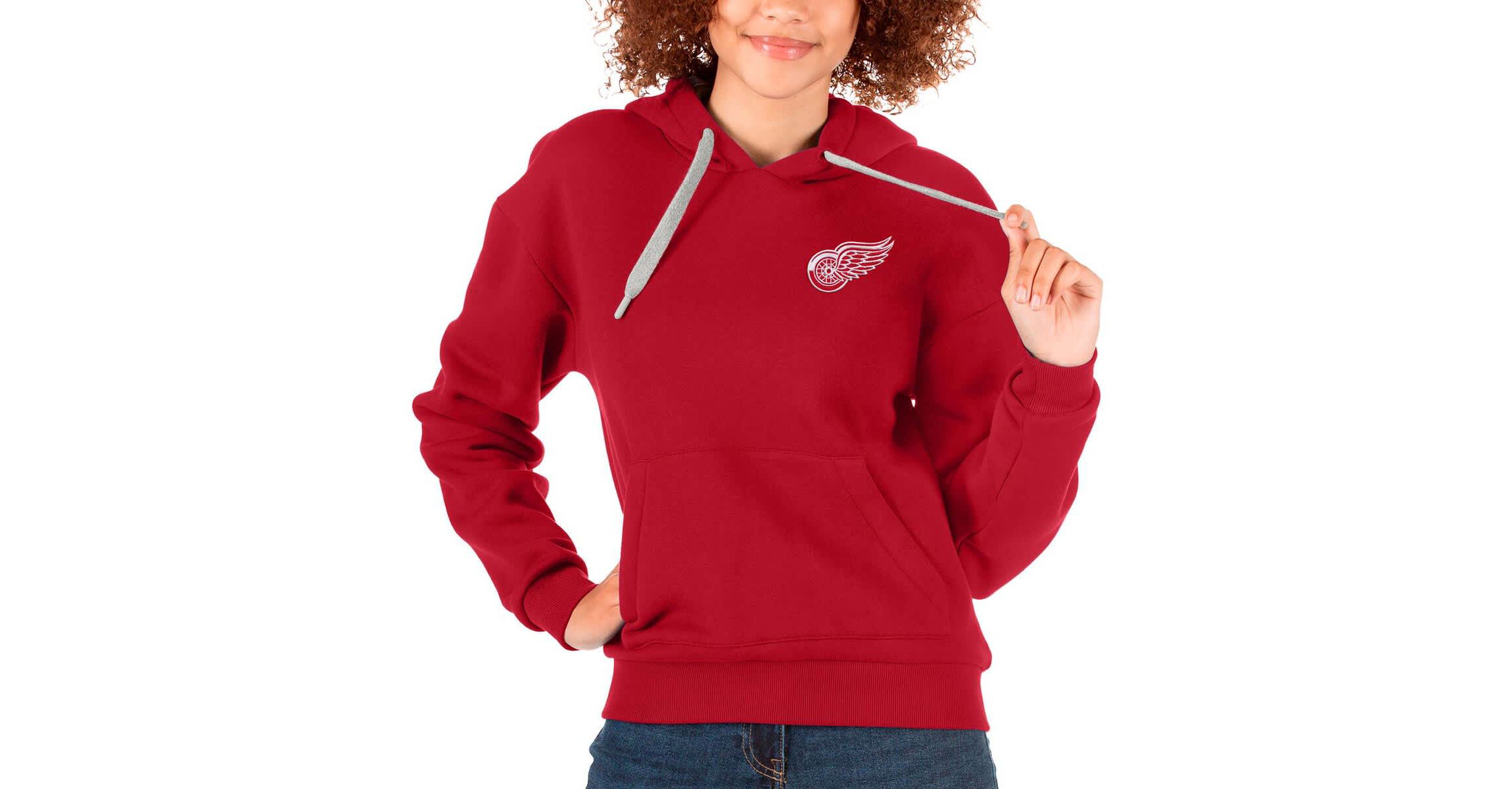 NHL Detroit Wings Primary Logo Victory Pullover Hoodie