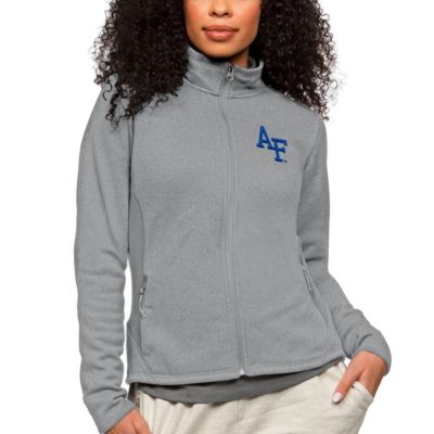 NCAA Heather Air Force Falcons Course Full-Zip Jacket