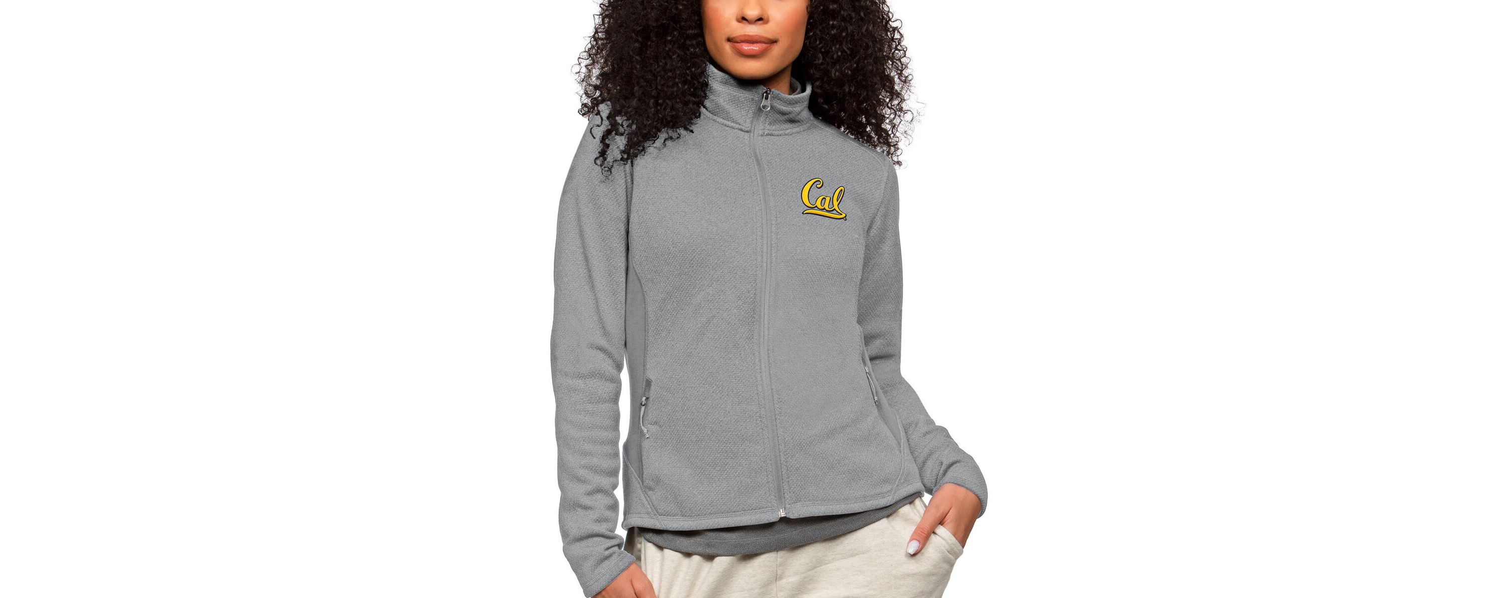 California Golden Bears NCAA Heather Cal Bears Course Full-Zip Jacket