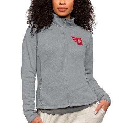 NCAA Heather Dayton Flyers Course Full-Zip Jacket