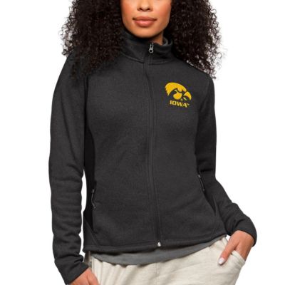 NCAA Heather Iowa Hawkeyes Course Full-Zip Jacket