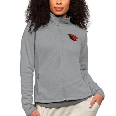 NCAA Heather Oregon State Beavers Course Full-Zip Jacket