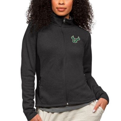 NCAA Heather South Florida Bulls Course Full-Zip Jacket