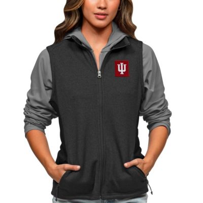 NCAA Heather Indiana Hoosiers Course Full-Zip Vest