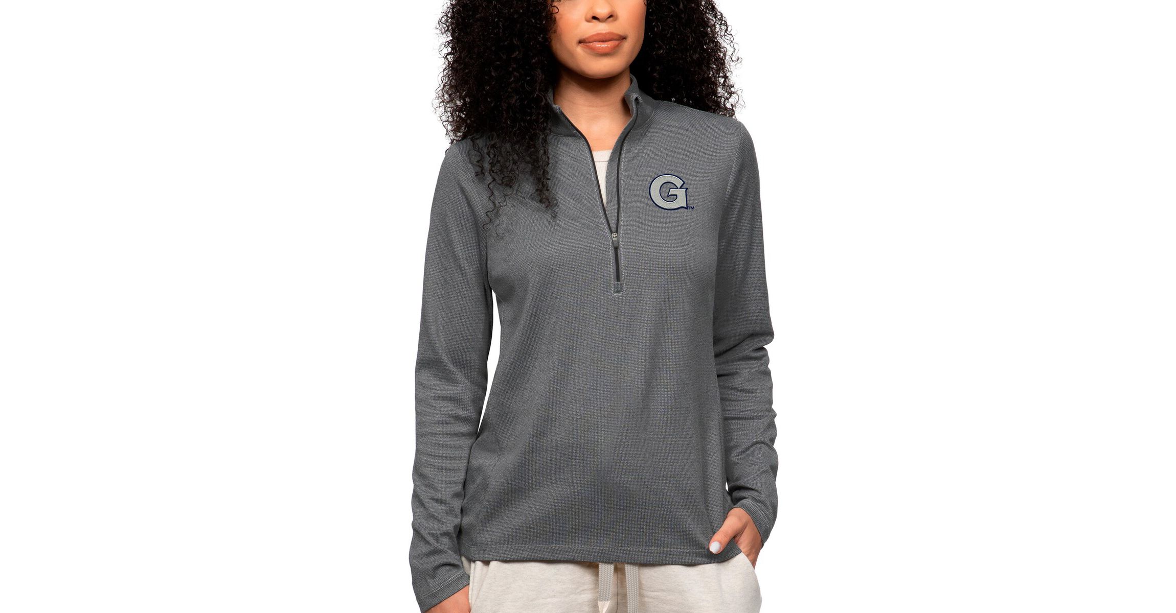 NCAA Georgetown Hoyas Epic Quarter-Zip Pullover Top