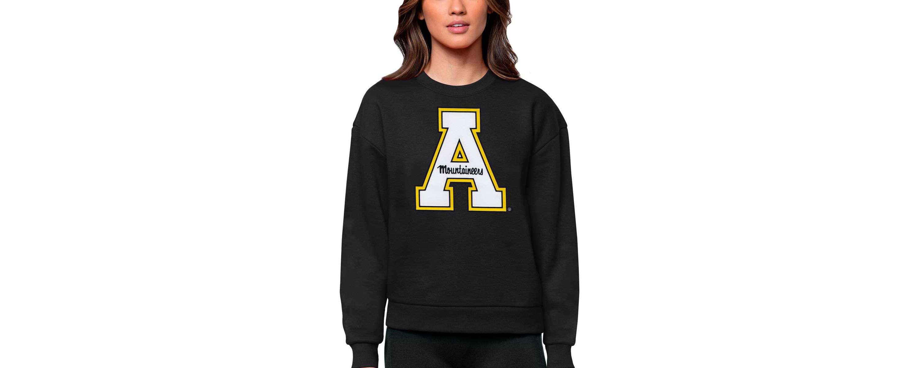 NCAA Appalachian State Mountaineers Victory Crewneck Pullover Sweatshirt