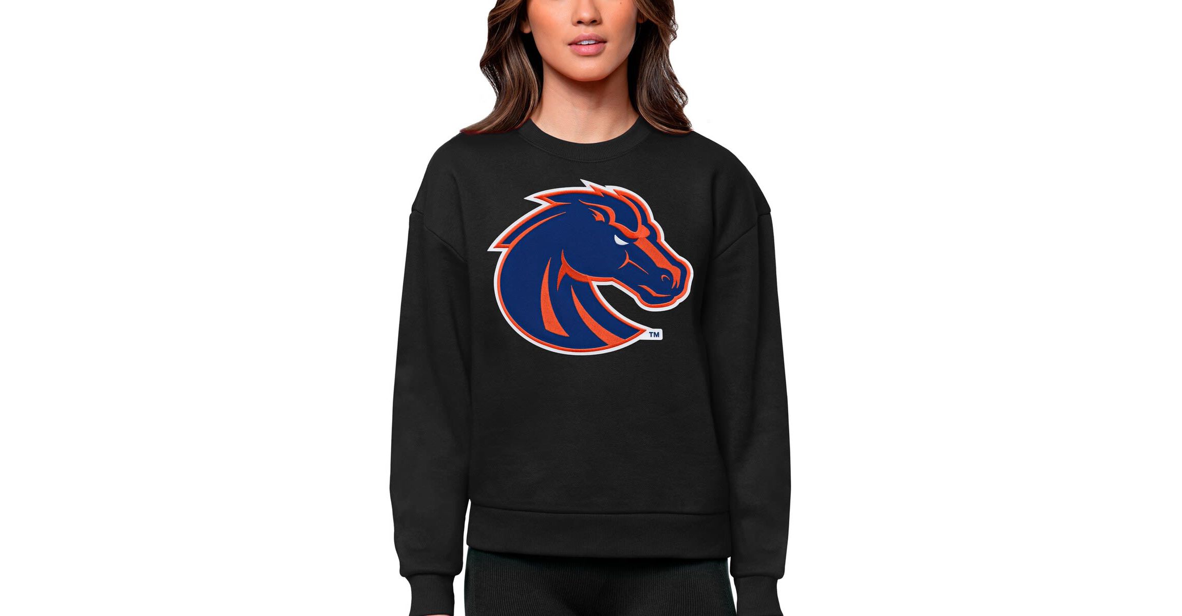 NCAA Boise State Broncos Victory Crewneck Pullover Sweatshirt