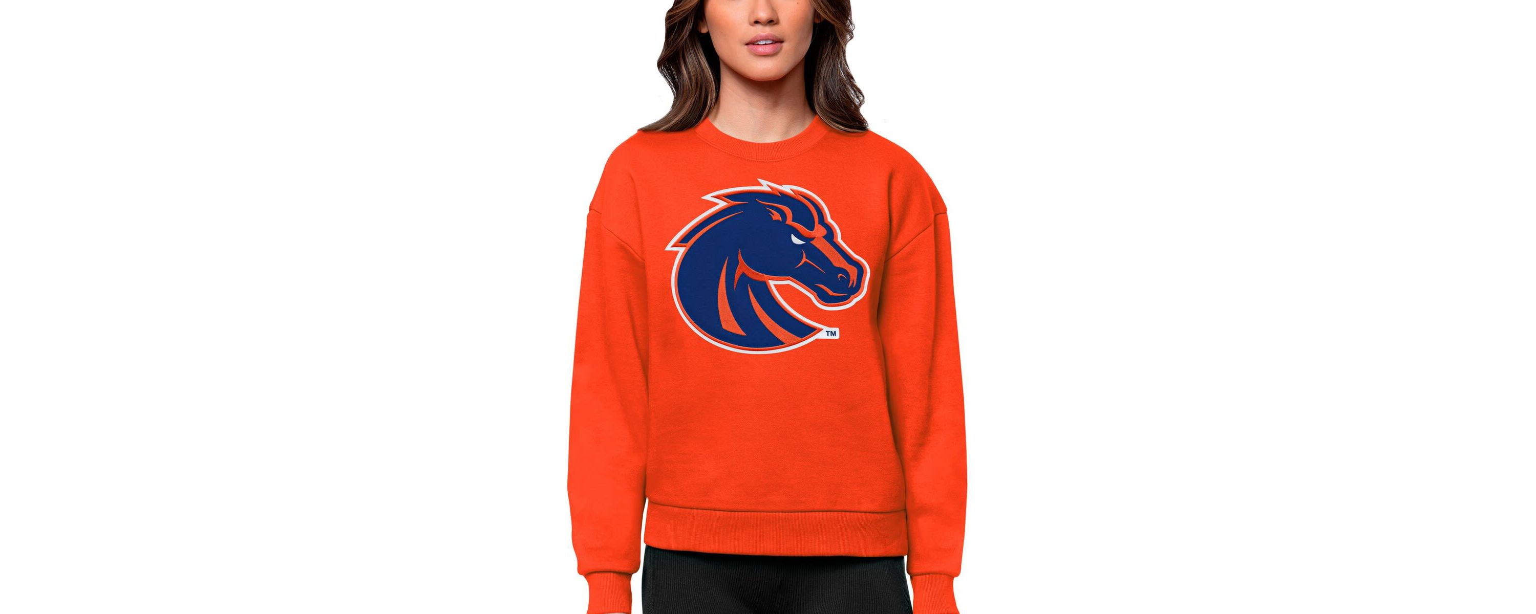 NCAA Boise State Broncos Victory Crewneck Pullover Sweatshirt