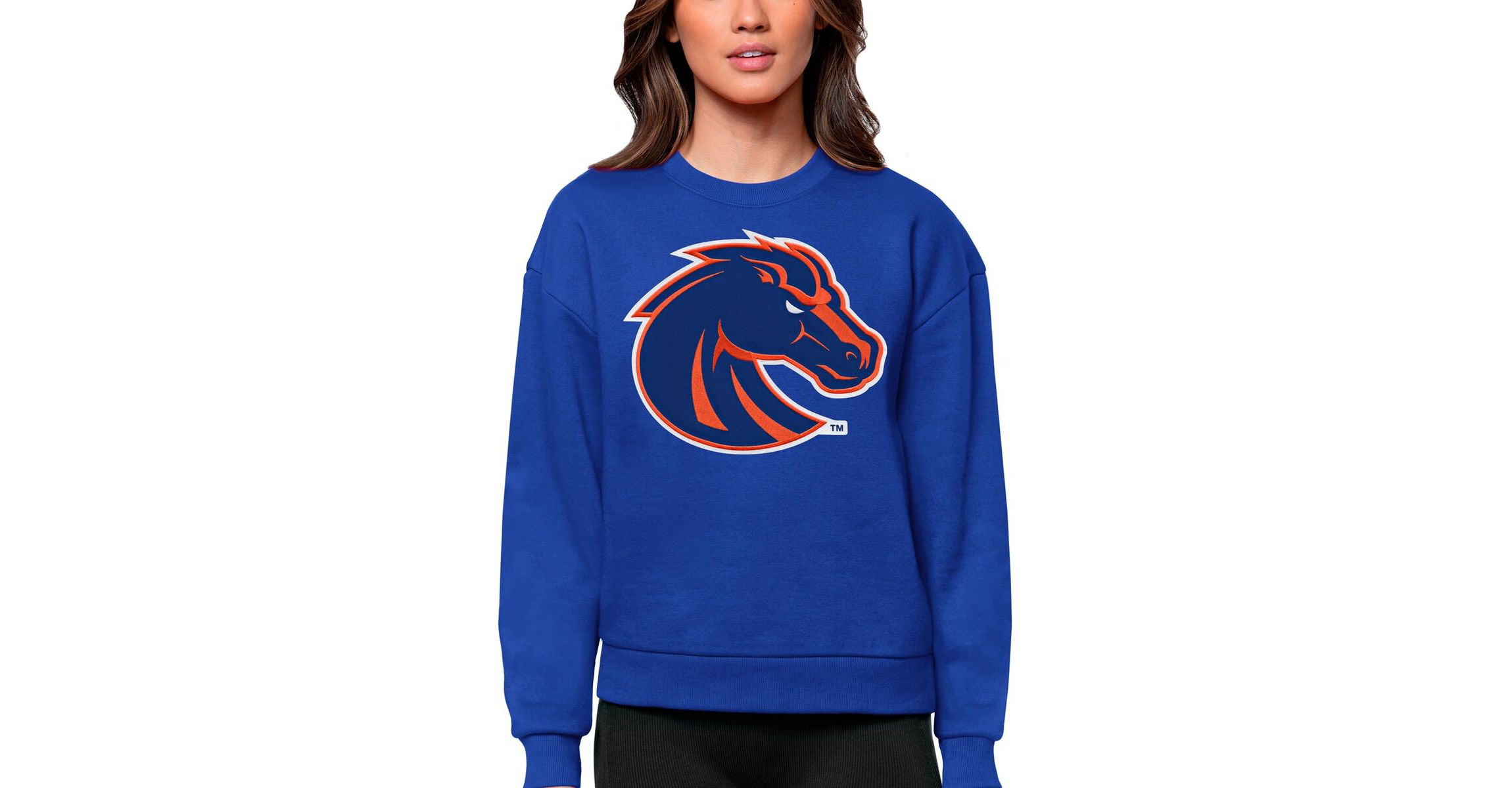 NCAA Boise State Broncos Victory Crewneck Pullover Sweatshirt