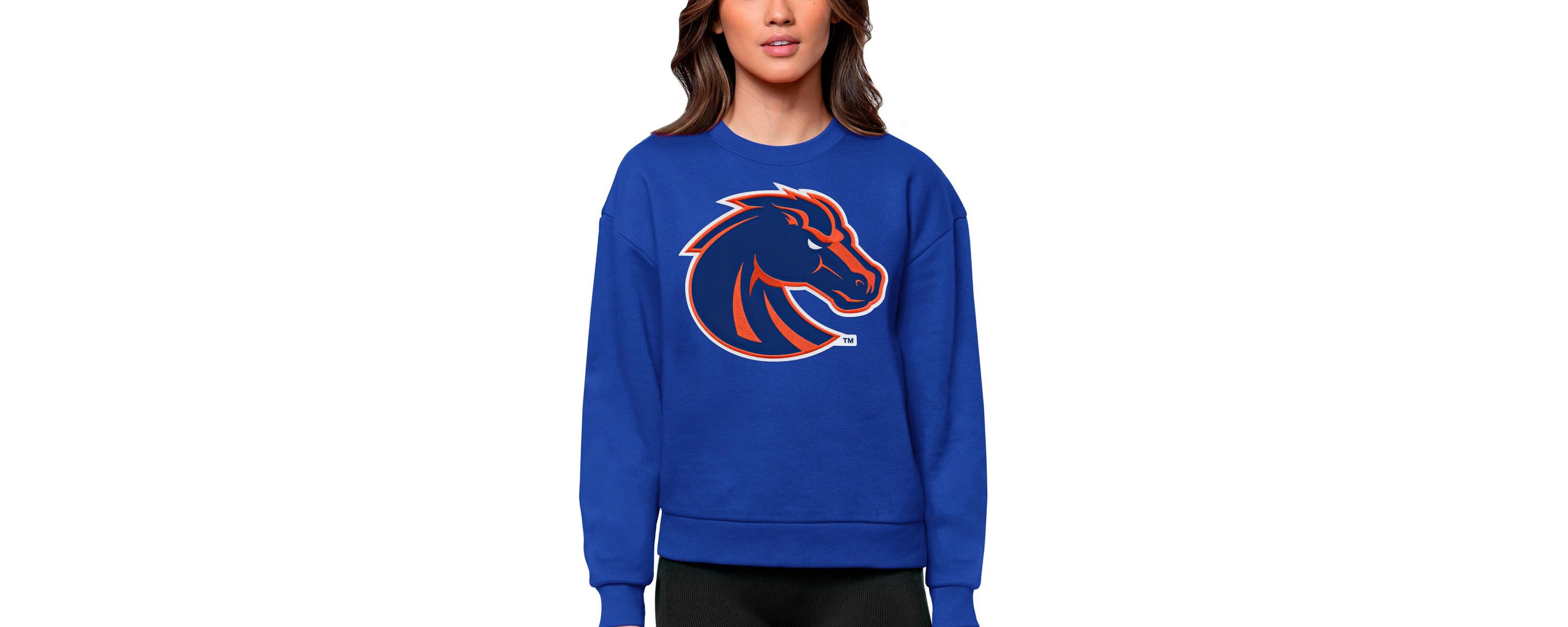 NCAA Boise State Broncos Victory Crewneck Pullover Sweatshirt