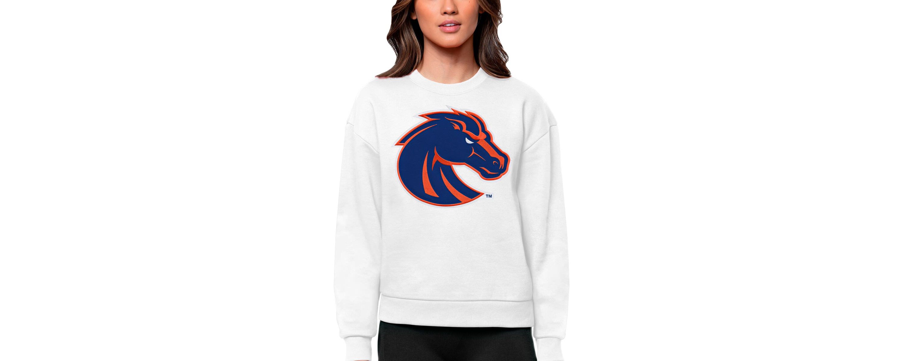 NCAA Boise State Broncos Victory Crewneck Pullover Sweatshirt