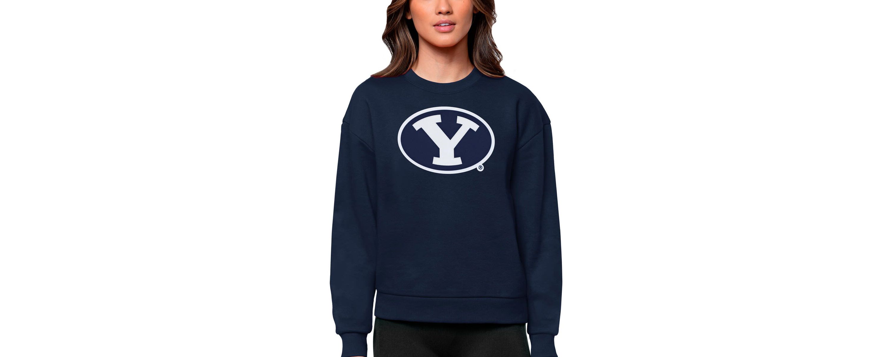NCAA BYU Cougars Victory Crewneck Pullover Sweatshirt