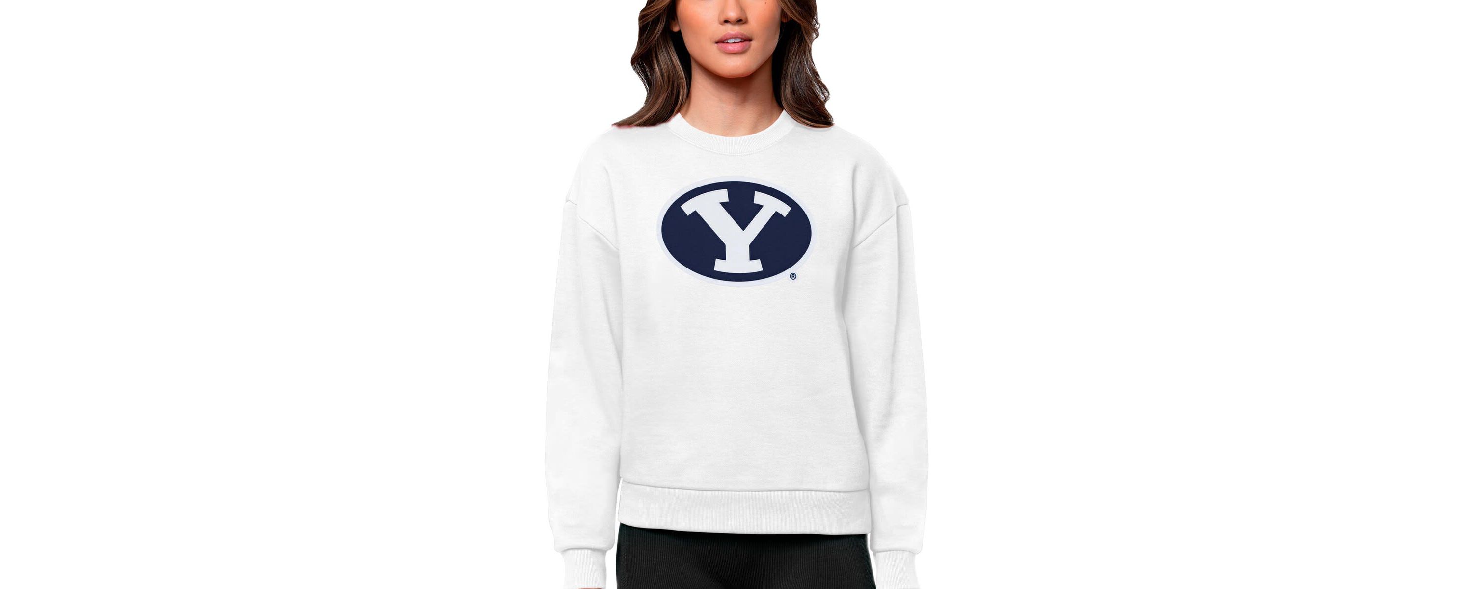 NCAA BYU Cougars Victory Crewneck Pullover Sweatshirt