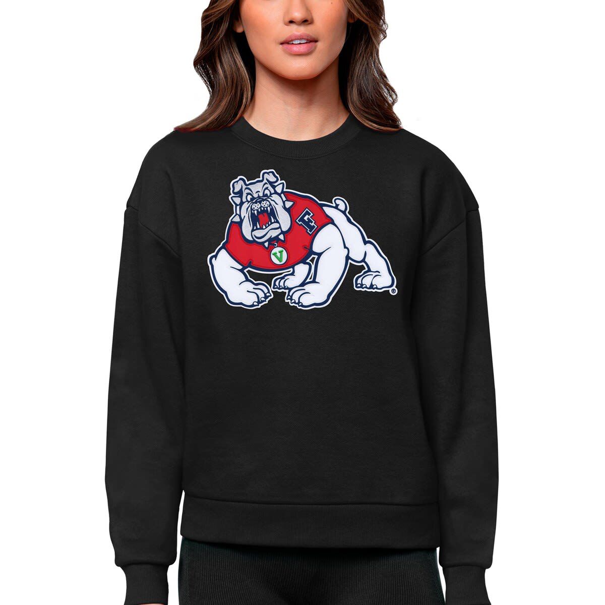NCAA Fresno State Bulldogs Victory Crewneck Pullover Sweatshirt