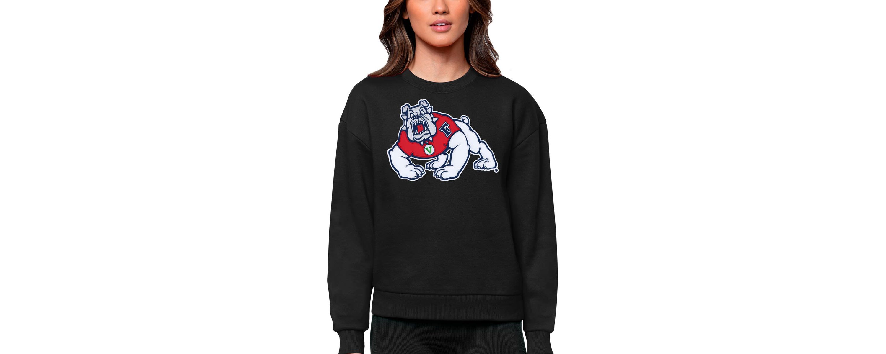 NCAA Fresno State Bulldogs Victory Crewneck Pullover Sweatshirt