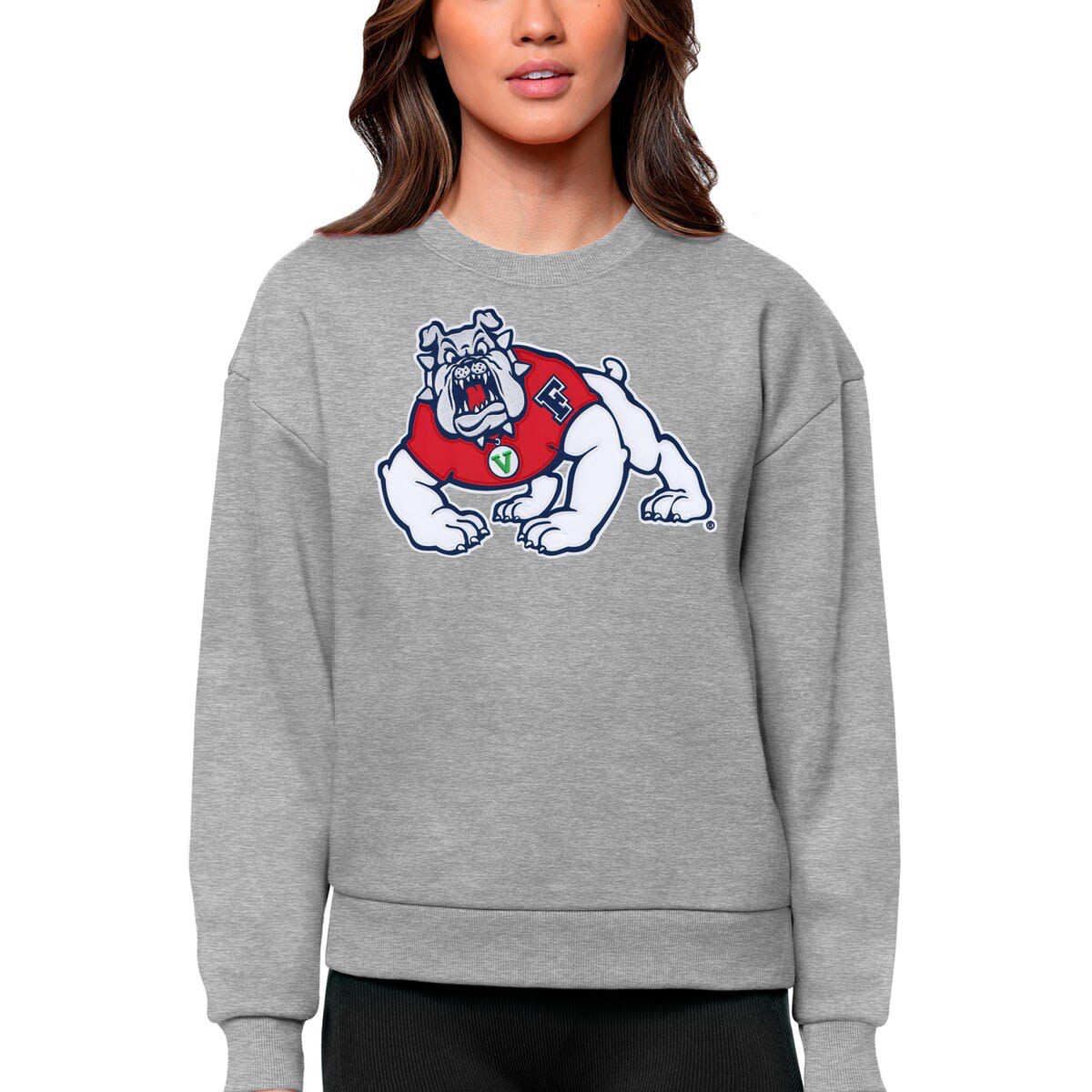 NCAA Fresno State Bulldogs Victory Crewneck Pullover Sweatshirt