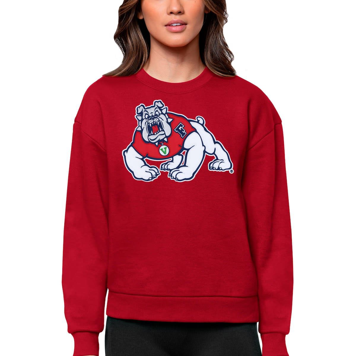 NCAA Fresno State Bulldogs Victory Crewneck Pullover Sweatshirt