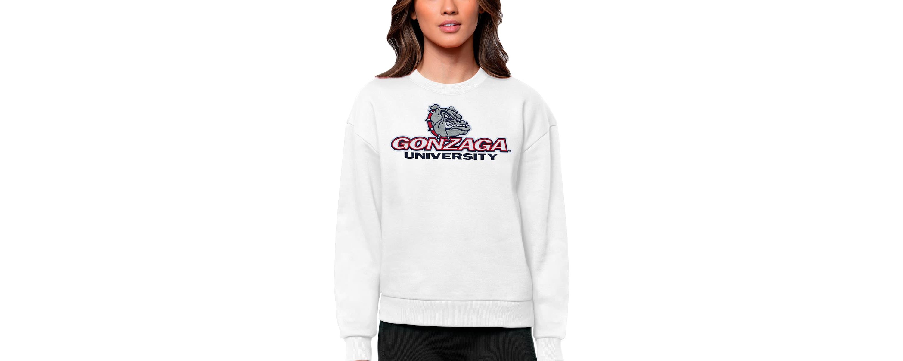 Gonzaga University Bulldogs NCAA Gonzaga Bulldogs Victory Crewneck Pullover Sweatshirt
