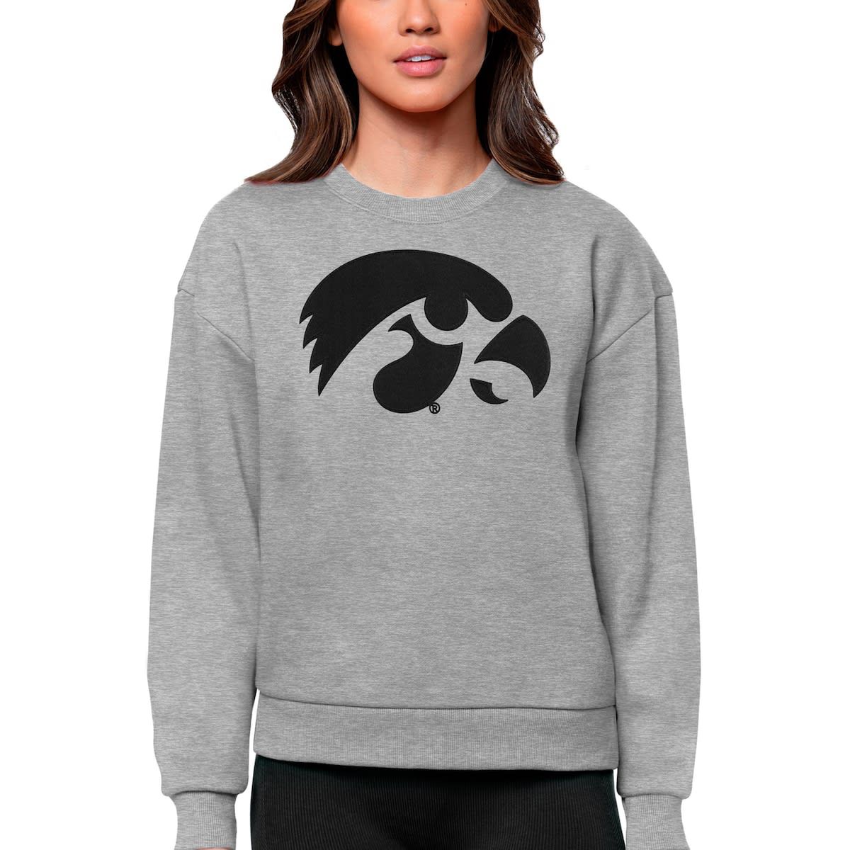 NCAA Iowa Hawkeyes Victory Crewneck Pullover Sweatshirt