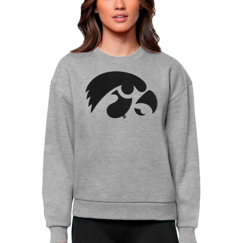 NCAA Iowa Hawkeyes Victory Crewneck Pullover Sweatshirt