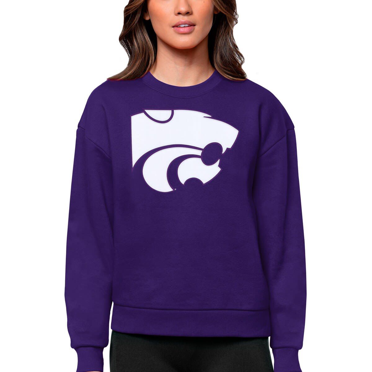 NCAA Kansas State Wildcats Victory Crewneck Pullover Sweatshirt