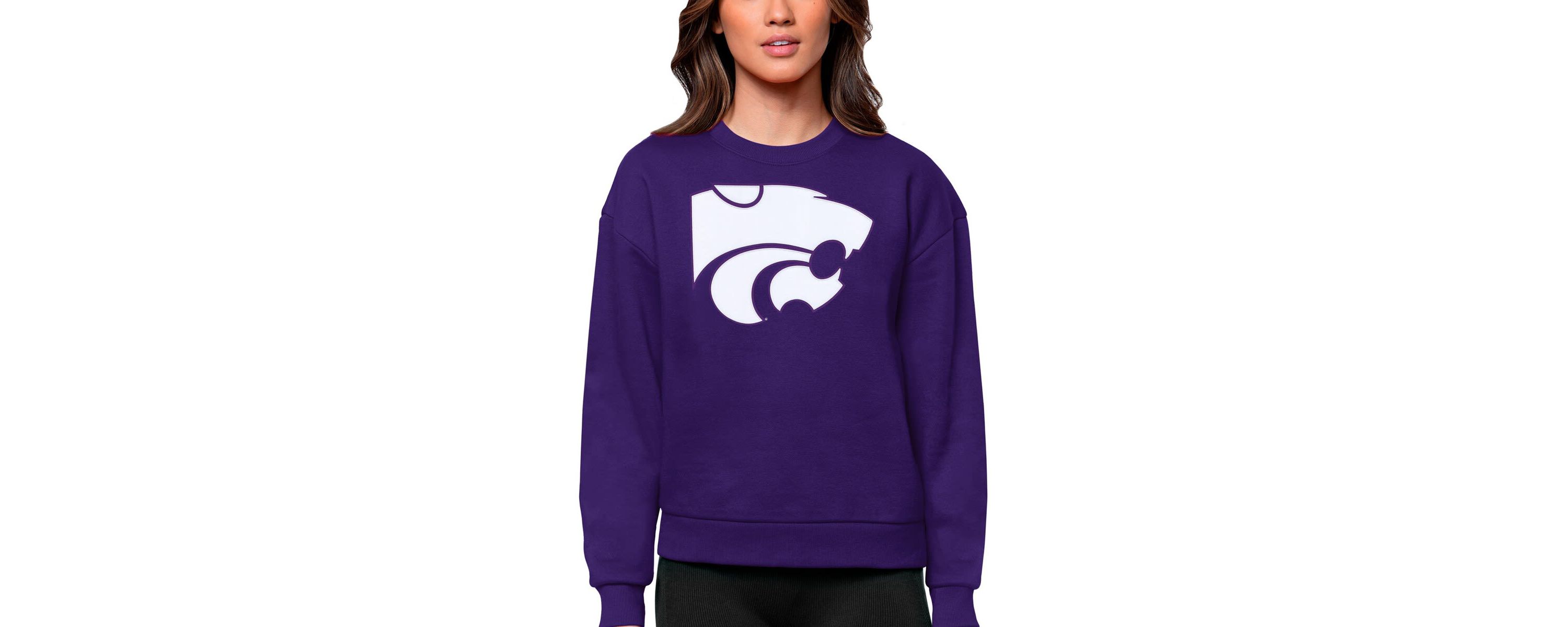 NCAA Kansas State Wildcats Victory Crewneck Pullover Sweatshirt