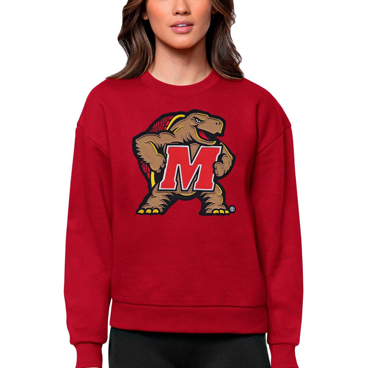NCAA Maryland Terrapins Victory Crewneck Pullover Sweatshirt