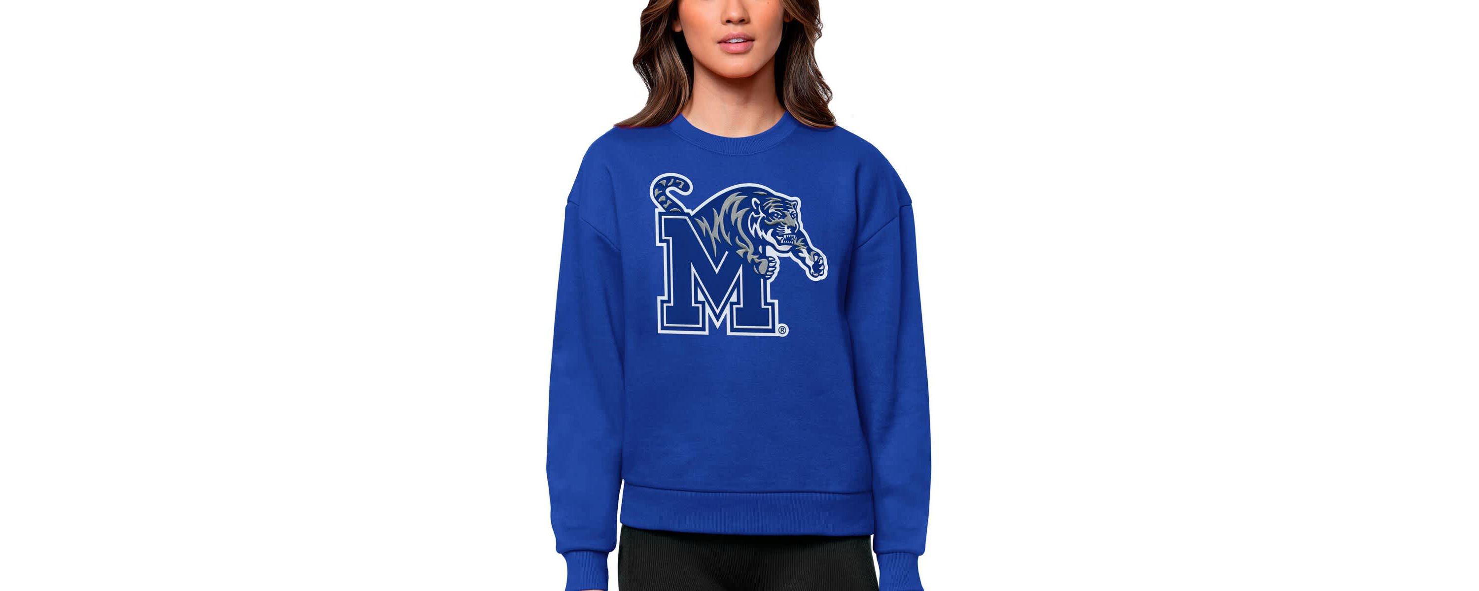 NCAA Memphis Tigers Victory Crewneck Pullover Sweatshirt