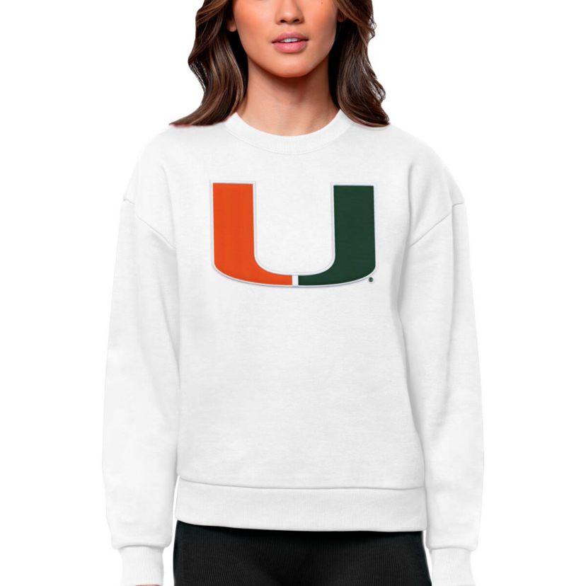 Miami (FL) Hurricanes NCAA Miami Hurricanes Victory Crewneck Pullover Sweatshirt