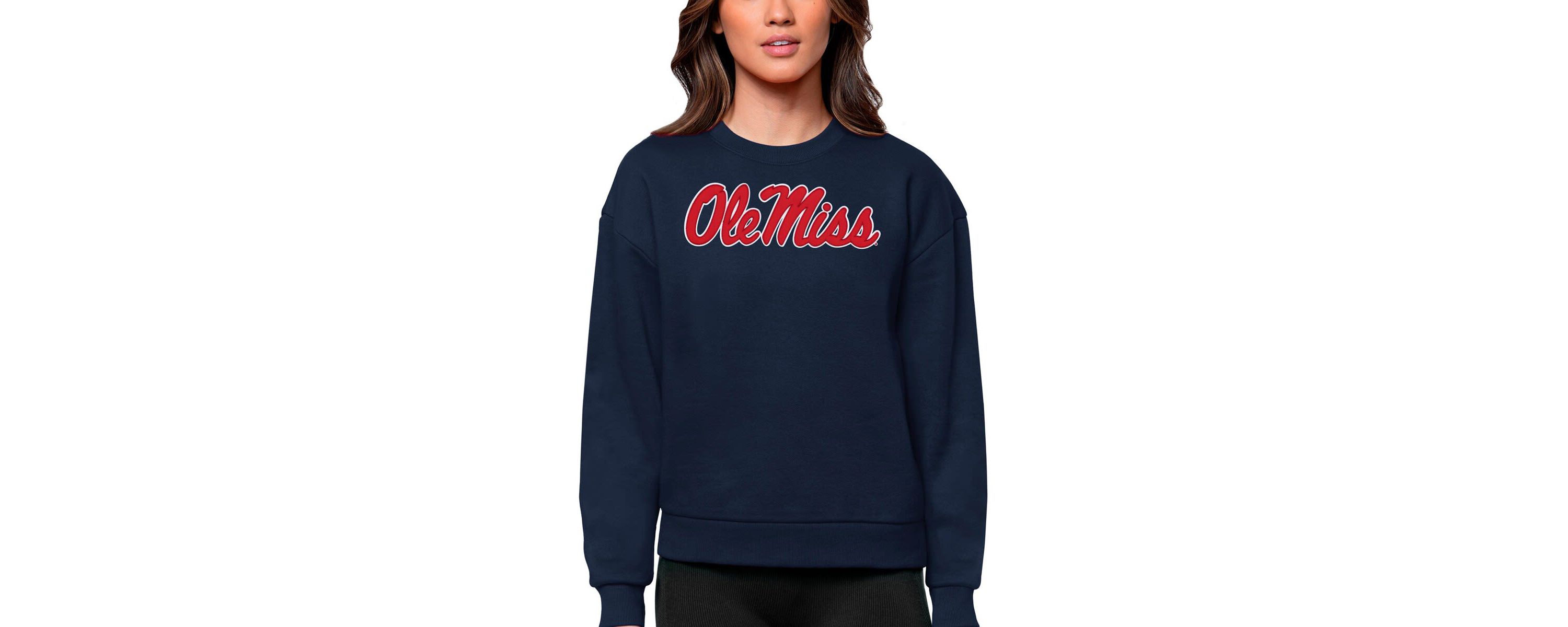 NCAA Ole Miss Rebels Victory Crewneck Pullover Sweatshirt
