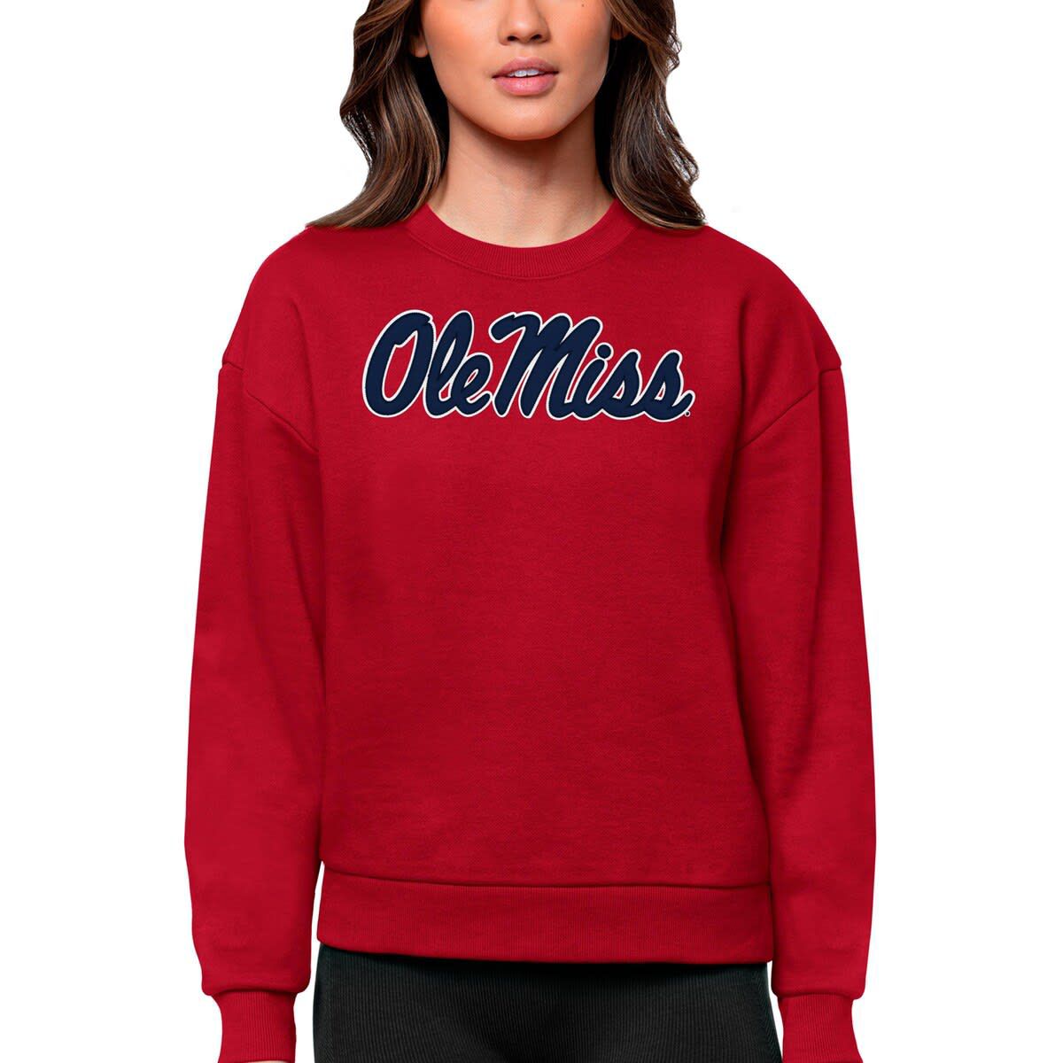 NCAA Ole Miss Rebels Victory Crewneck Pullover Sweatshirt