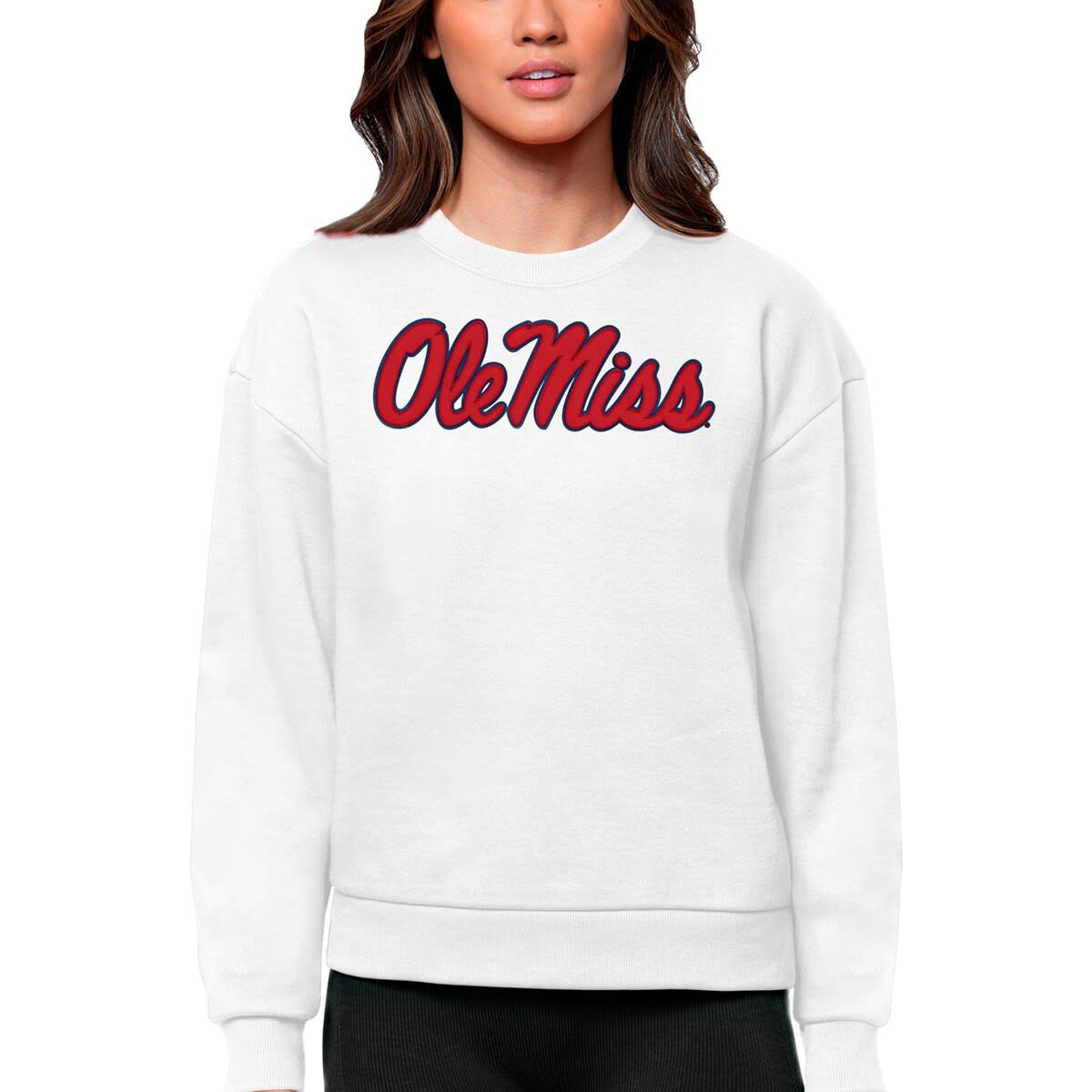 NCAA Ole Miss Rebels Victory Crewneck Pullover Sweatshirt