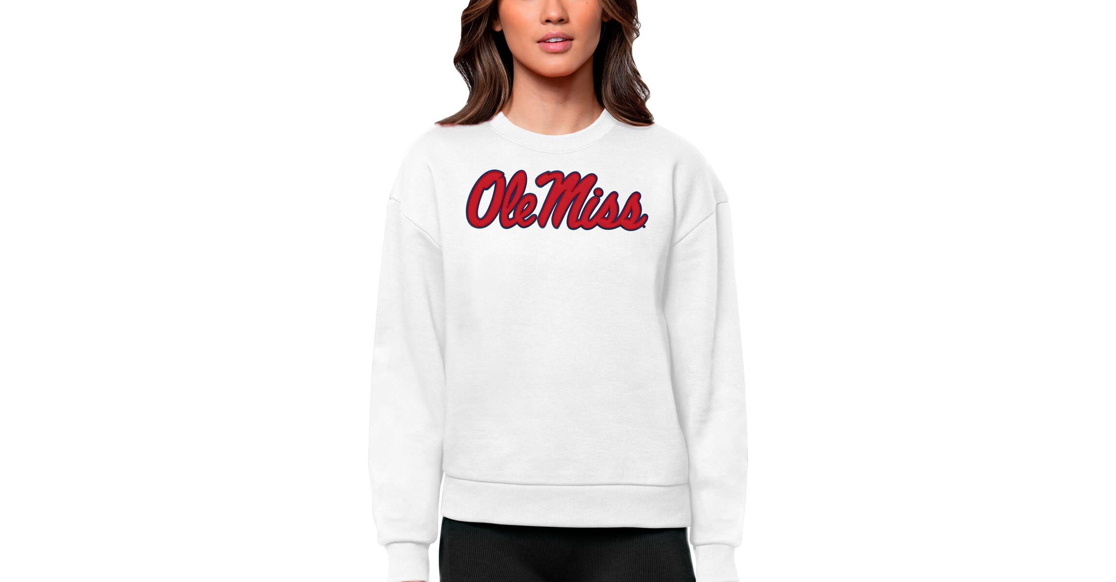 NCAA Ole Miss Rebels Victory Crewneck Pullover Sweatshirt