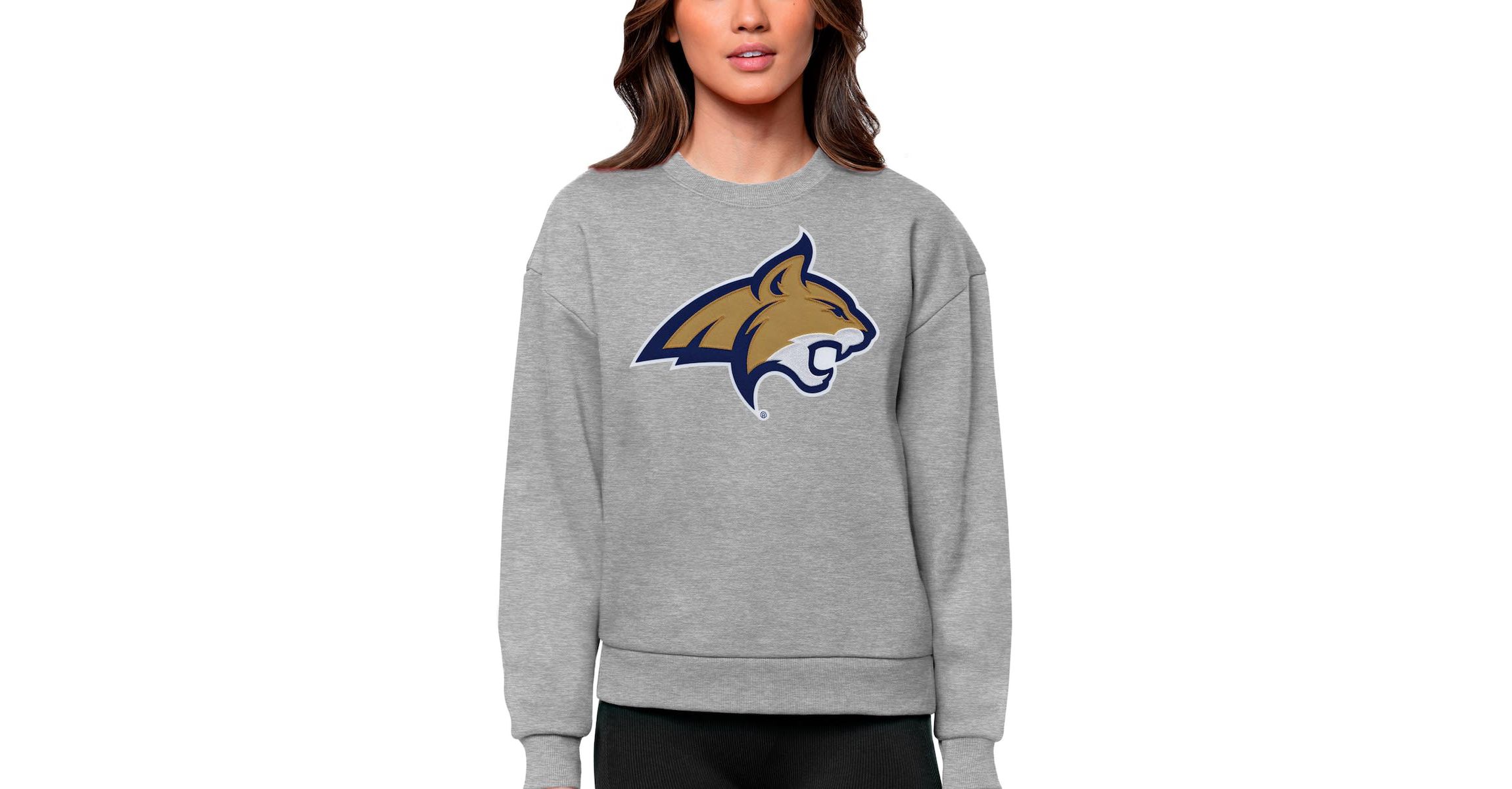 NCAA Montana State Bobcats Victory Crewneck Pullover Sweatshirt