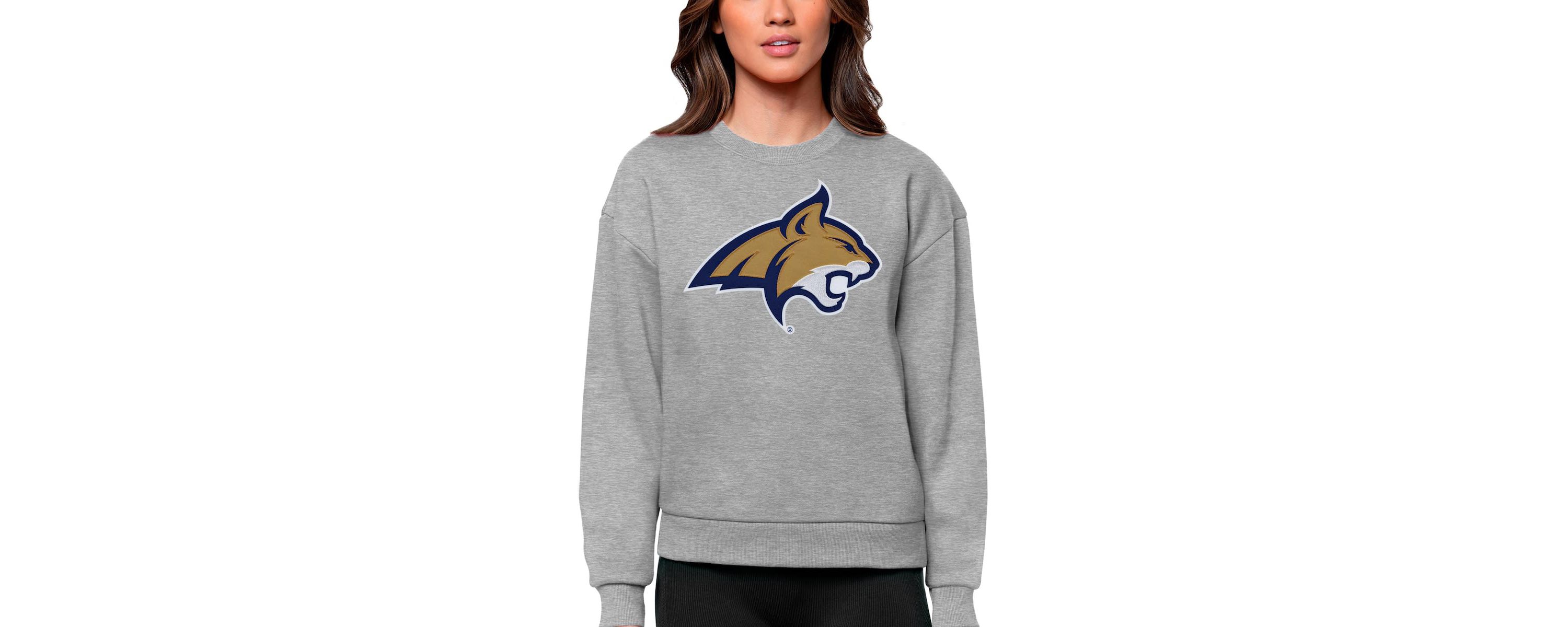 NCAA Montana State Bobcats Victory Crewneck Pullover Sweatshirt