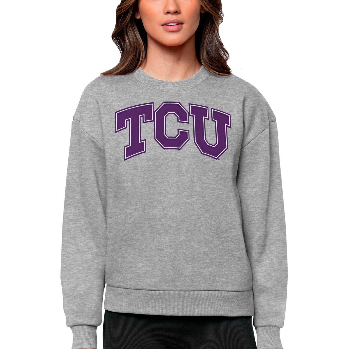 NCAA TCU Horned Frogs Victory Crewneck Pullover Sweatshirt