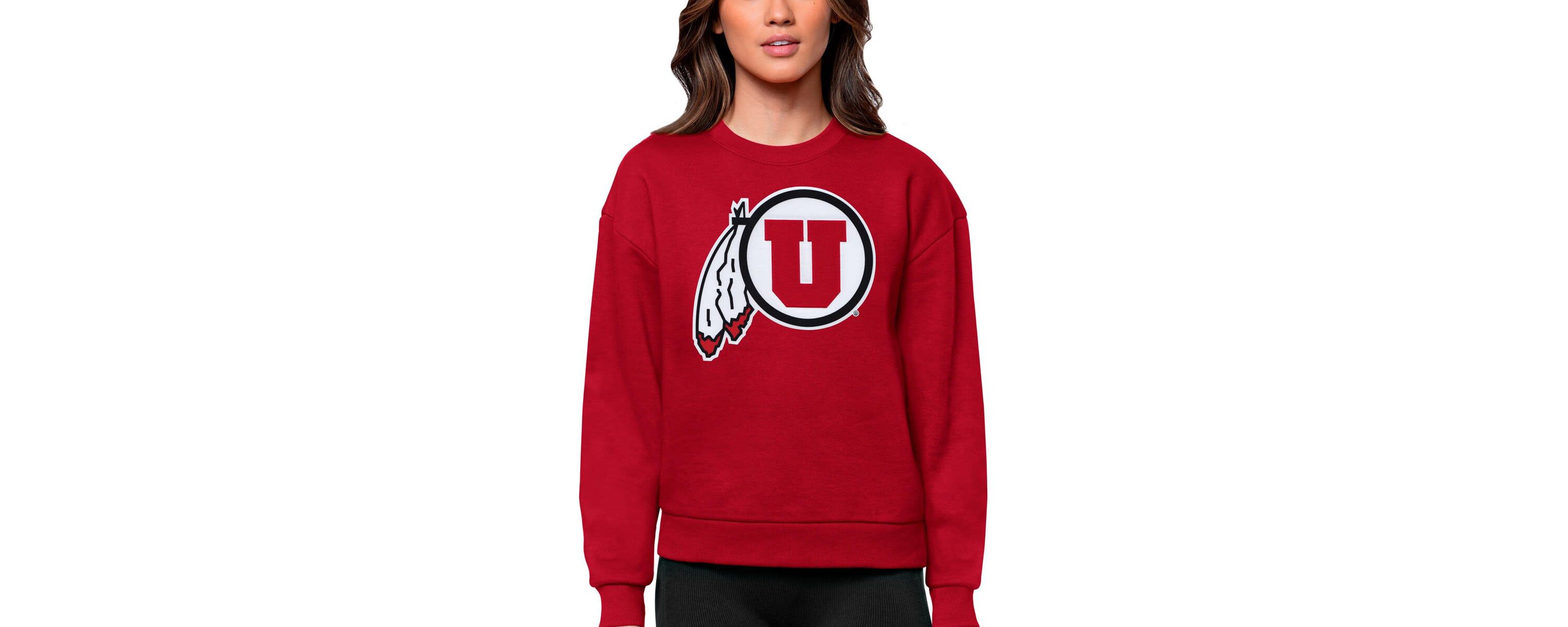 NCAA Utah Utes Victory Crewneck Pullover Sweatshirt