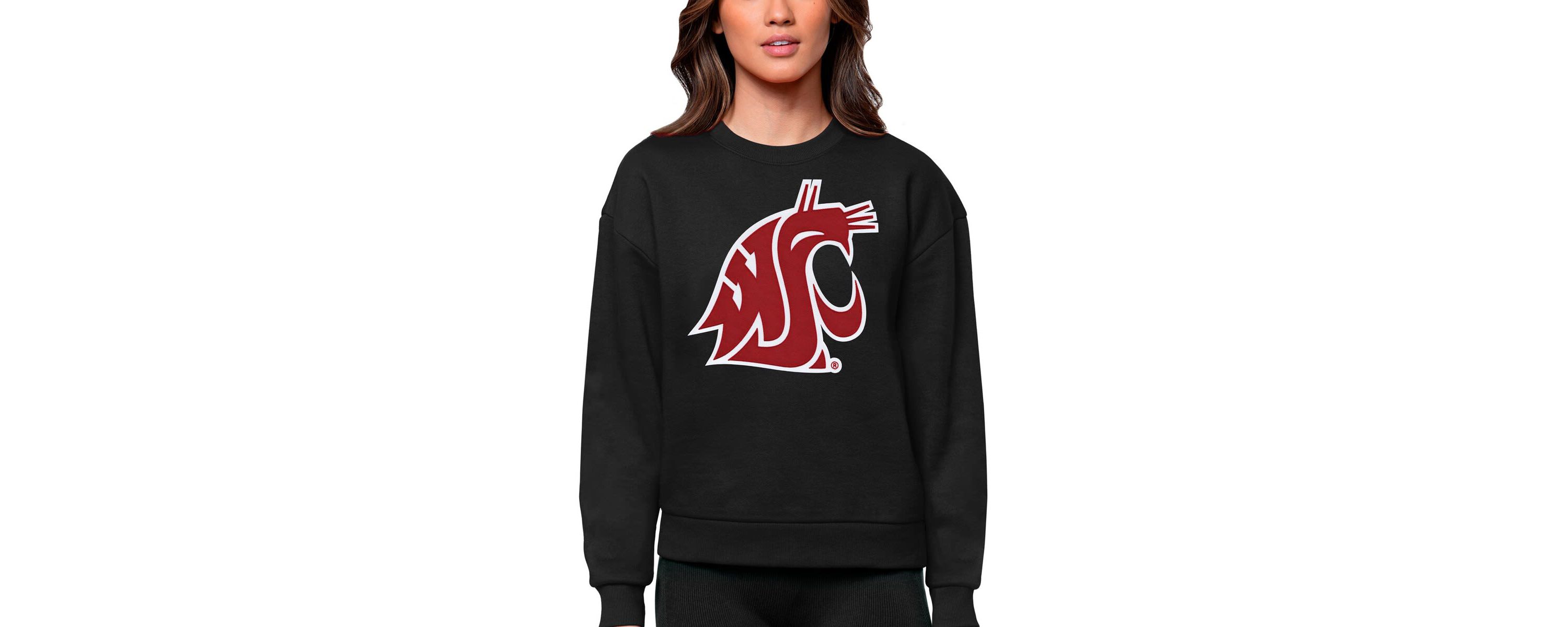 NCAA Washington State Cougars Victory Crewneck Pullover Sweatshirt