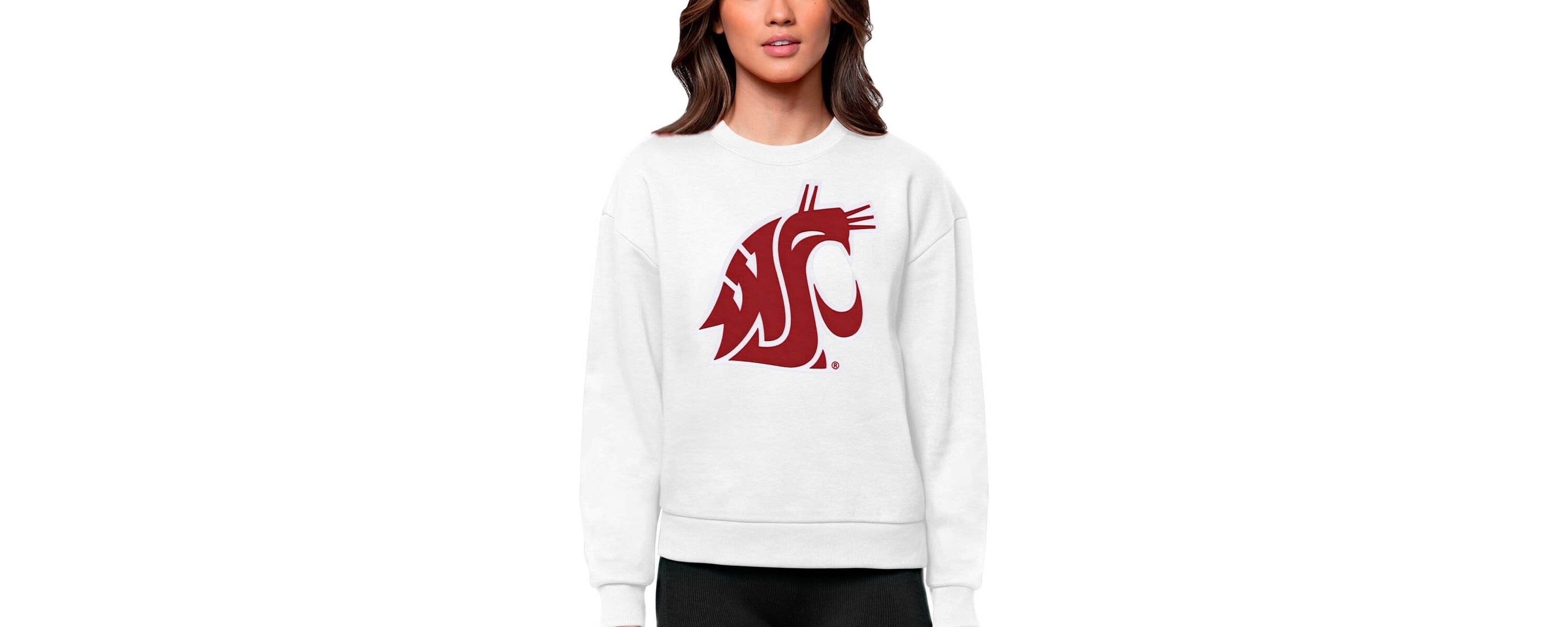 NCAA Washington State Cougars Victory Crewneck Pullover Sweatshirt