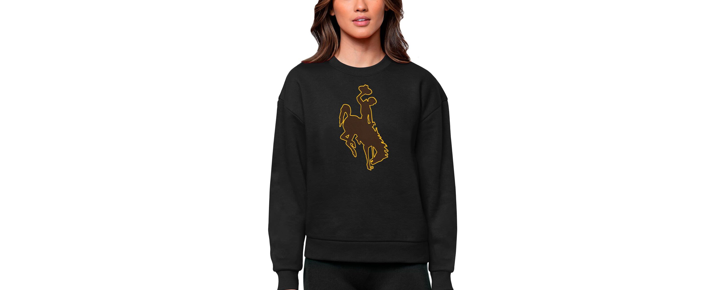 NCAA Wyoming Cowboys Victory Crewneck Pullover Sweatshirt