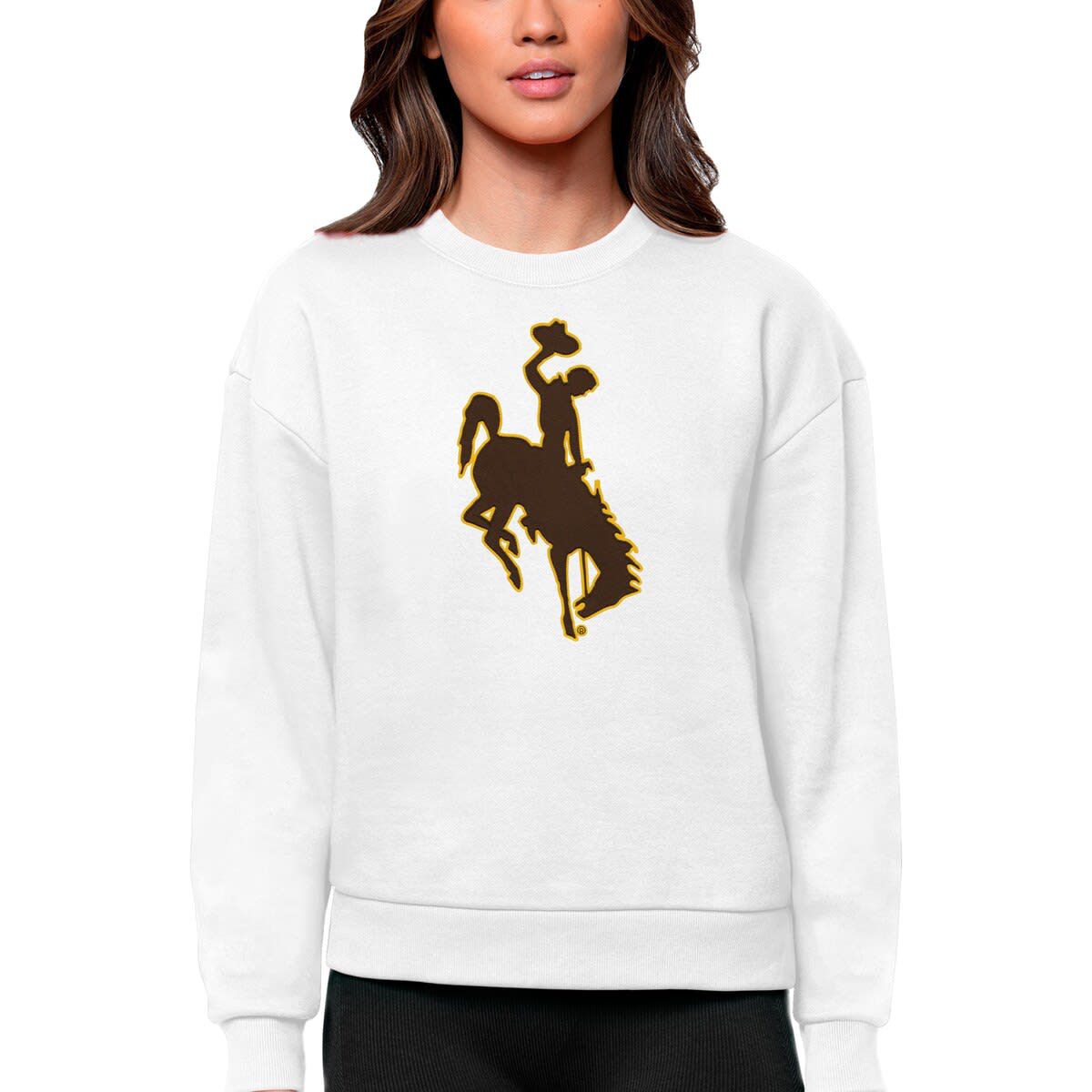 NCAA Wyoming Cowboys Victory Crewneck Pullover Sweatshirt