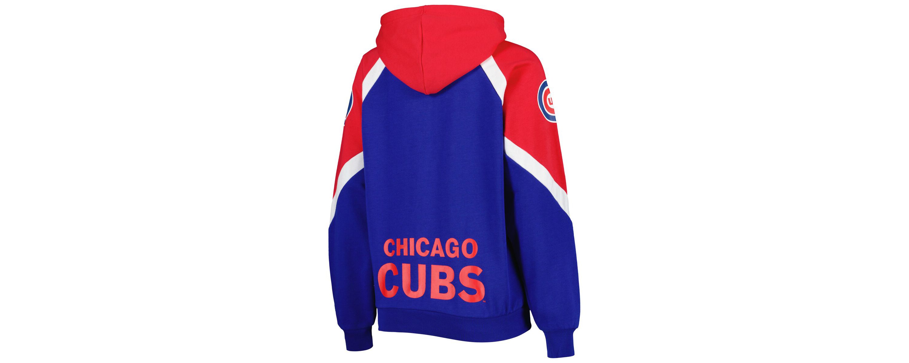 MLB Royal/Red Chicago Cubs Hail Mary Full-Zip Hoodie